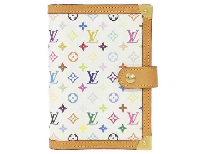 Louis Vuitton Multicolore Agenda PM Organizer White