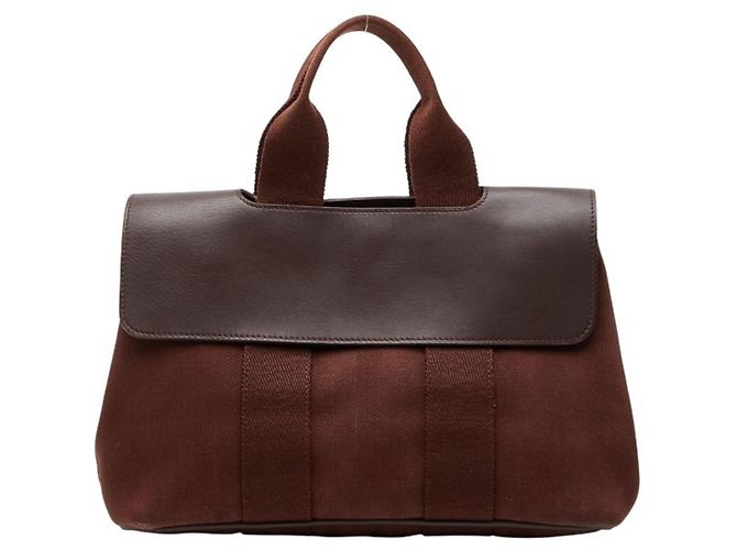 Bolsa tote Hermès Valparaiso PM Marrom