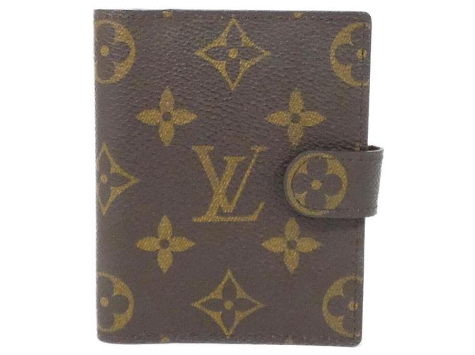 Louis Vuitton Monogram Agenda Mini Organizer Brown