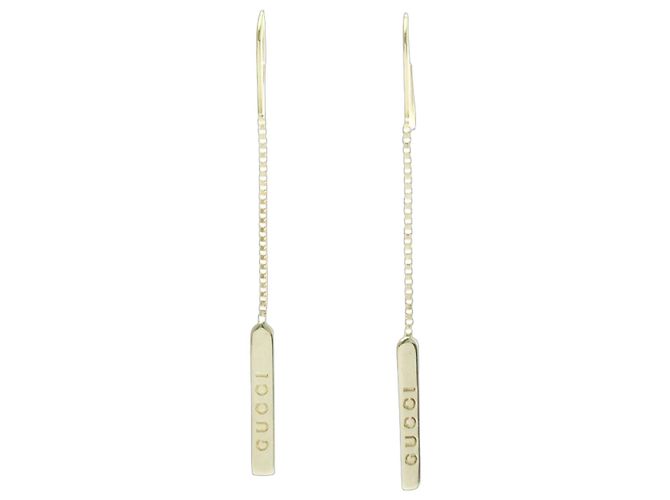 Orecchini pendenti Gucci in oro 18K D'oro
