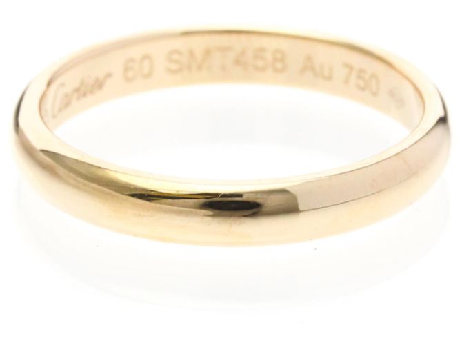 Anillo de oro rosa de 18K Cartier Dorado