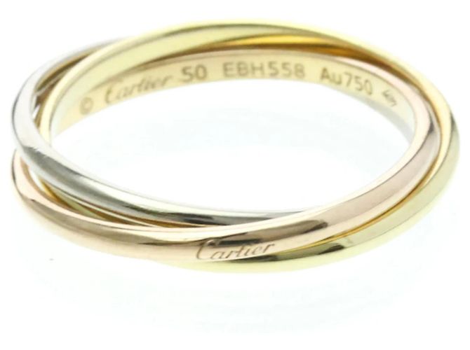 Anello Trinity di Cartier in oro 18K D'oro