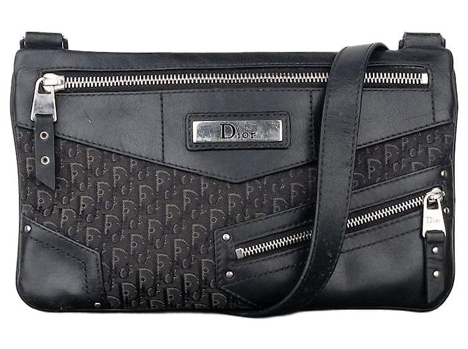 Dior di Galliano SS02 ‘Street Chic’ Borsa a tracolla Diorissimo Monogram Trotter