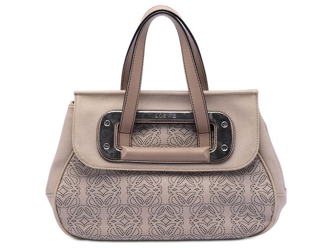 Sac à dos en toile enduite Anagram marron LOEWE