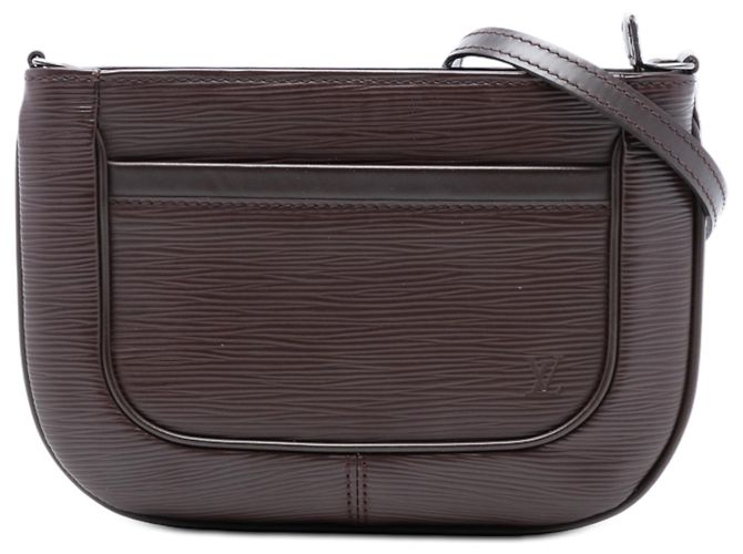 Louis Vuitton Sarvanga en Epi marron Marron foncé