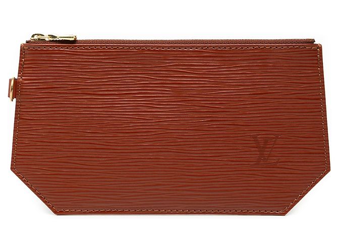 Braune Epi Schultertasche Pouch von Louis Vuitton