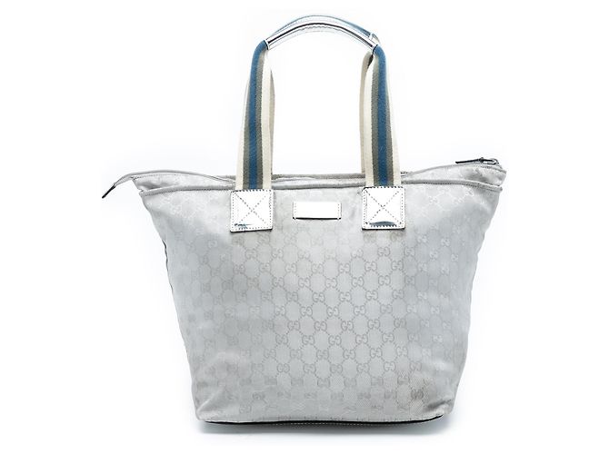 Gucci Silberne GG Canvas Tote