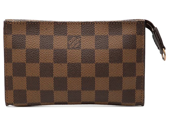 Bucket Pochette a secchiello Marais Damier Ebene Louis Vuitton Marrone