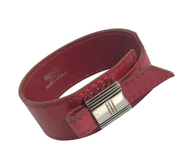 Hermès bracelet in red leather 