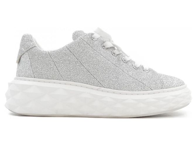 Baskets MAXI F DIAMOND LIGHT de Jimmy Choo Argenté