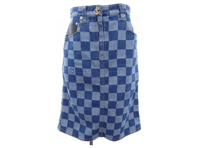 Gonna Louis Vuitton Blu