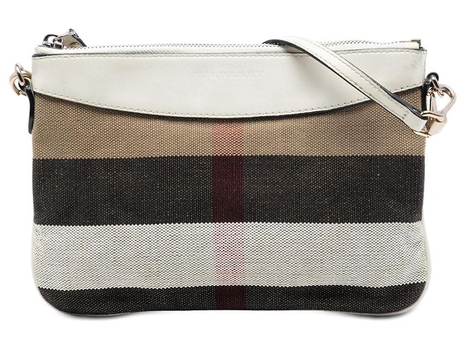 Borsa a tracolla Peyton in tela a quadri mega marrone Burberry Marrone chiaro