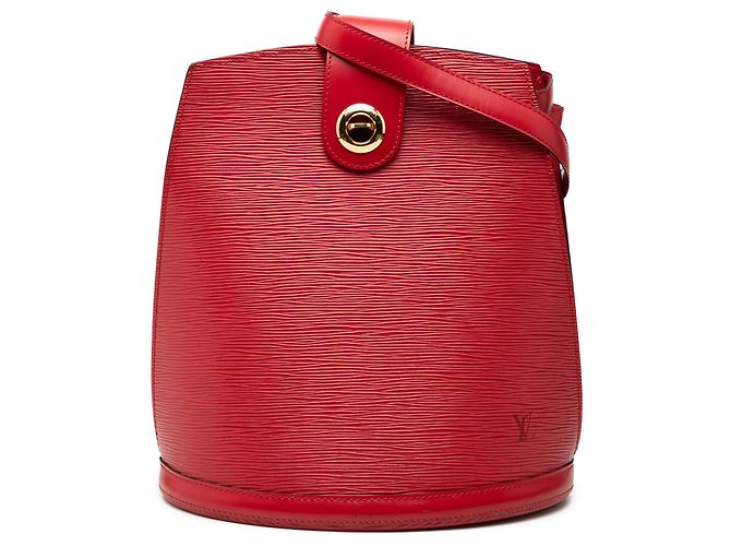 Louis Vuitton Rosso Epi Cluny