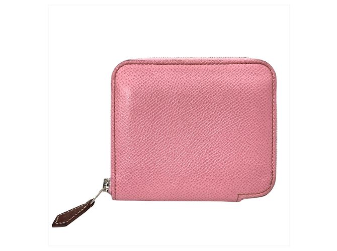 Billetera/monedero compacto Azap Silkin de Hermès Rosa