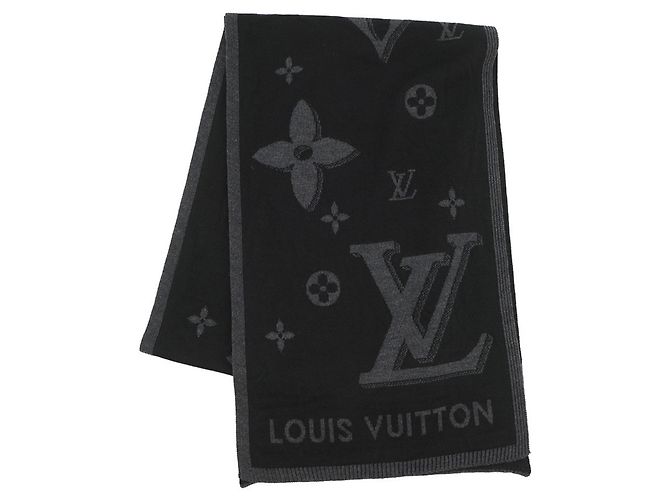 Galaxy-Wollschal von Louis Vuitton in Schwarz