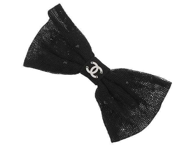 Horquilla de cinta Coco Mark de Chanel en negro