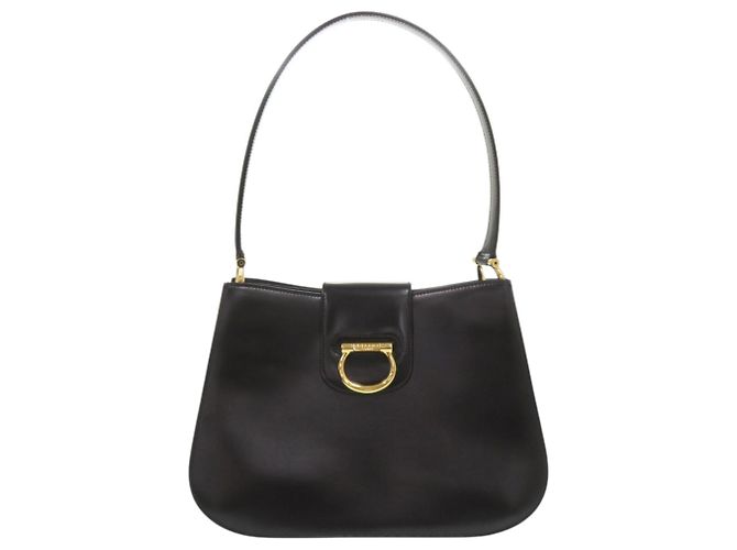 Céline Borsa a spalla in pelle nera Celine Nero