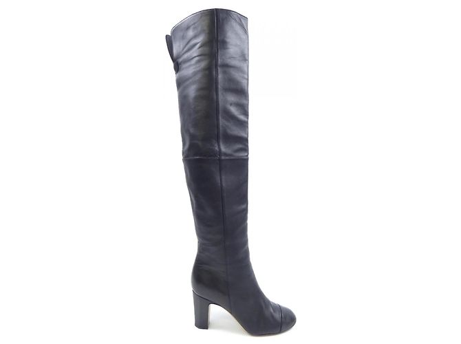 Bottes hautes Chanel Noir