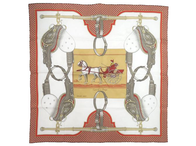 Silk In Bufanda de seda Hermès Carré 70 Flying Carrick a Pompe Multicolor