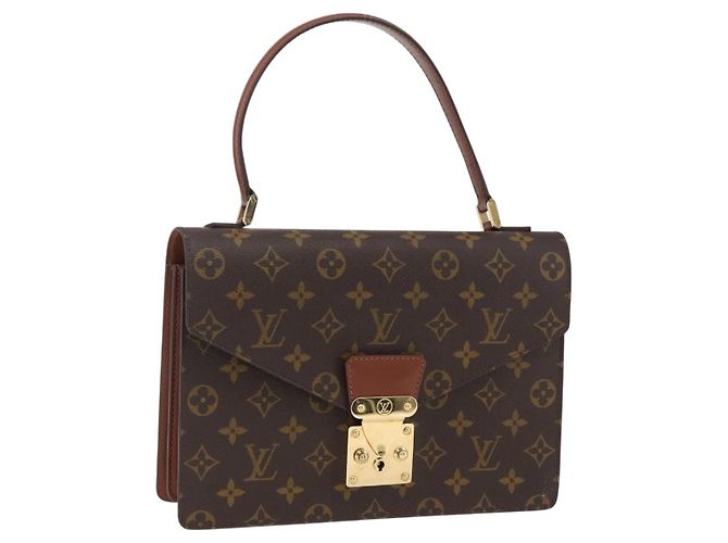 LOUIS VUITTON Bolsa de Mão Monogram Concorde M51190 Auth LV 169331 Monograma