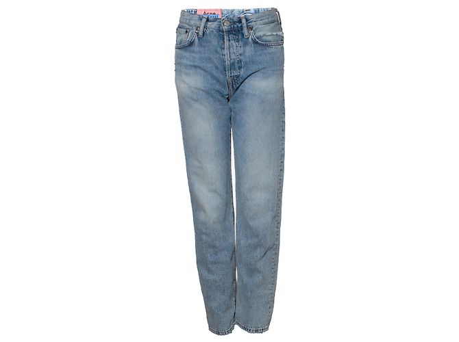 Acne Studios, Jeans de pierna recta lavados Negro