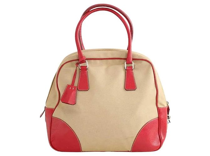 Prada Borsa a tracolla beige 