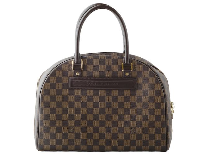 Bolsa Nolita Damier Ebene Louis Vuitton Marrom