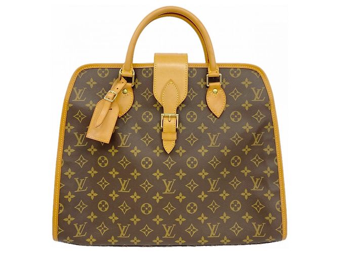 Bolsa Monogram Rivoli Louis Vuitton Marrom
