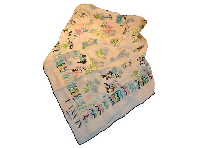Foulard Lanvin de seda multicolor 