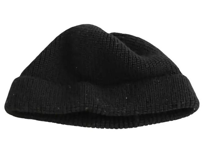 Céline Black wool beanie
