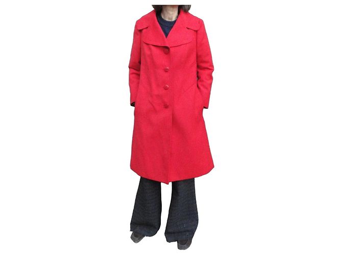 Casaco Max Mara de lã coral