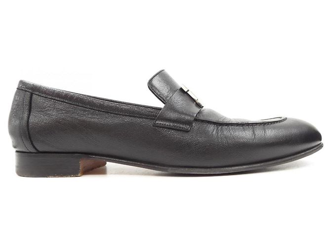 Hermès Hermes Chevre Schuhe Schwarz