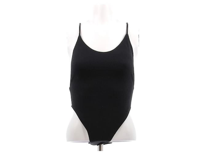 Autre Marque Schwarzer Einteiler 