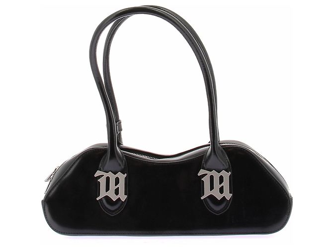 Autre Marque Bolso bowling MISBHV de cuero negro