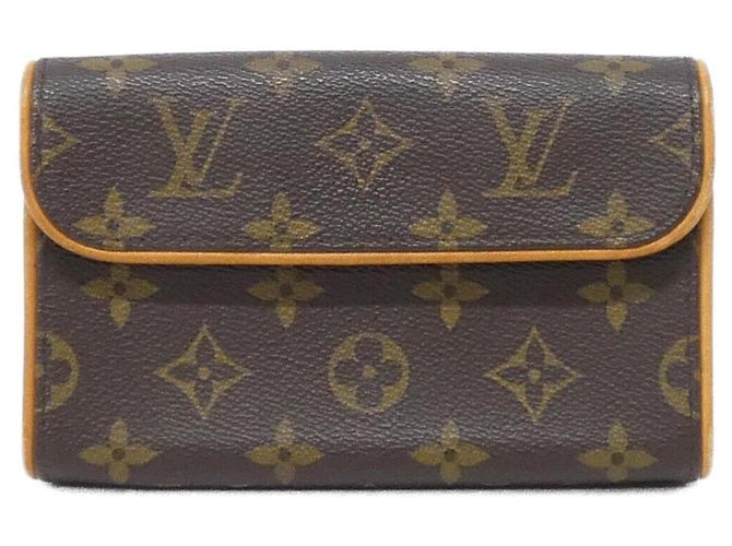 Sac à taille Louis Vuitton Monogram Pochette Florentine S Marron