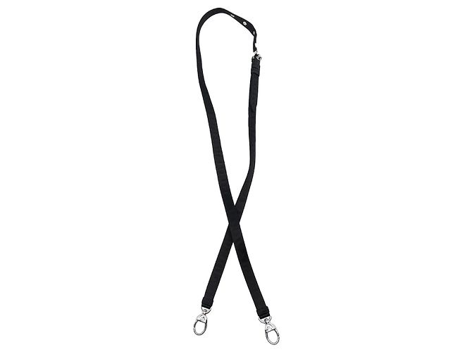 Dior Black Satin Bag Strap