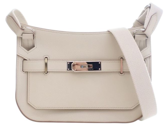Hermès Mini Evercolor Jypsiere Blanc Écru