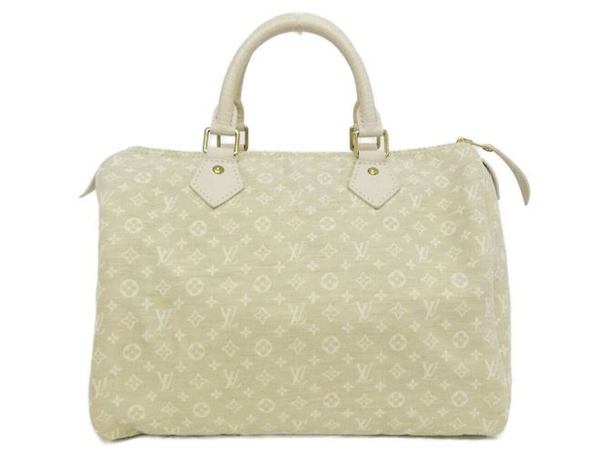 Sac Boston Mini Run Speedy Monogram Louis Vuitton Beige
