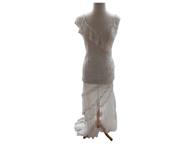 Blumarine Wedding Dress Cream