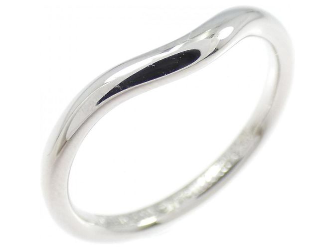 Tiffany & Co Curved Ring aus Platin Silber