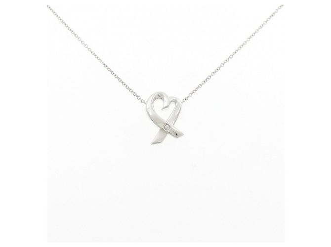 Tiffany & Co Collar Loving Heart de Tiffany Plata