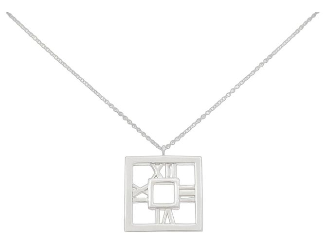 Tiffany & Co Collana Quadrata Tiffany Atlas Argento
