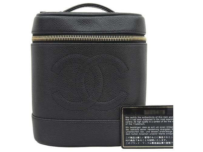 Borsa Vanity Coco Mark di Chanel Nero 