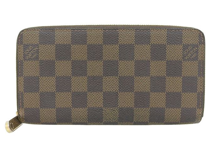Portafoglio Zippy Damier Louis Vuitton N60015 Ebano Damier ebene