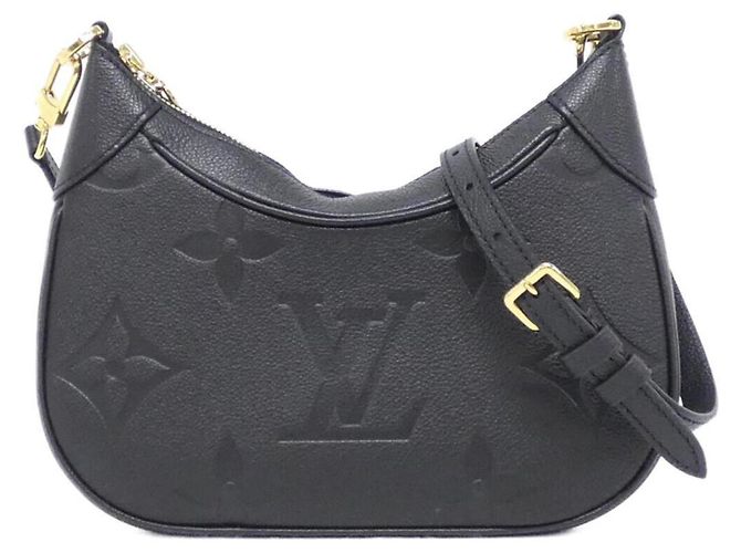 Borsa a Spalla Bagatelle Monogram Empreinte Louis Vuitton Nero