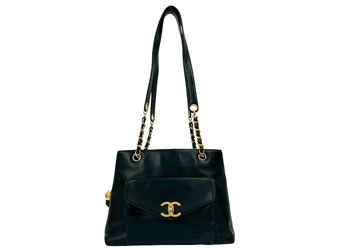 Timeless Borsa a tracolla in pelle di agnello Chanel Coco Mark