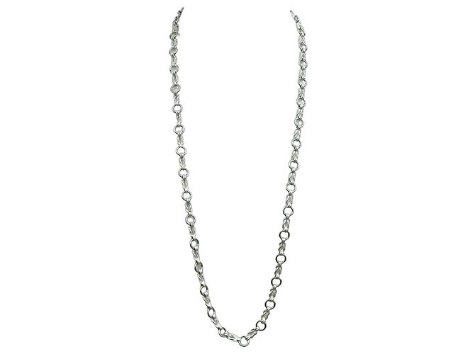 Hermès Collar Choker Péndulo HERMES Audienne en Plata 925 