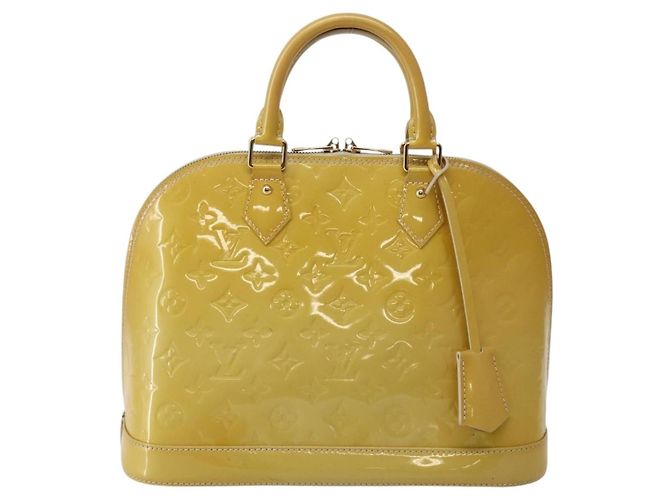 Louis Vuitton Alma Monogram Vernis PM Bege