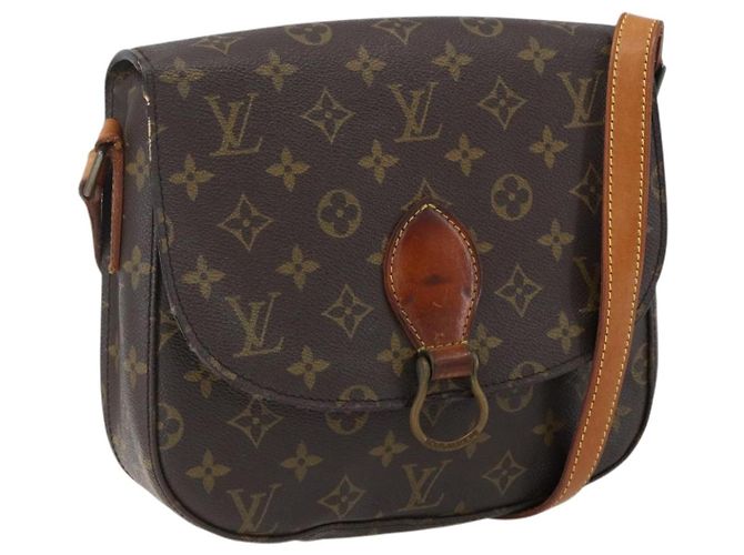 LOUIS VUITTON Bolsa de Ombro Monogram Saint Cloud GM M51242 LV Auth 170623 Monograma