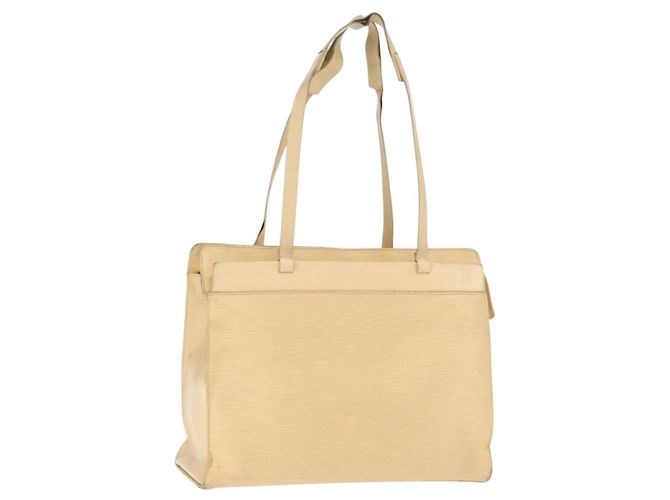 LOUIS VUITTON Epi Croisette GM Tote Bag Vanilla M5250A LV Auth ka2190